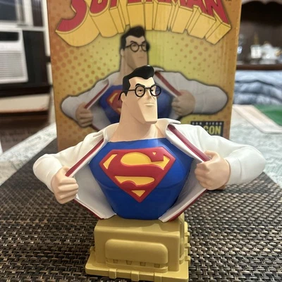 SUPERMAN CLARK KENT 6" RESIN BUST #376/1600 LIMITED SDCC INTERNATIONAL EXCLUSIVE - Image 1 of 4