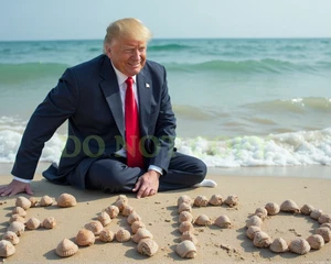 Calcomanía adhesiva Donald Trump JAMES COMEY Seashell Formación FAFO Comey Acusación - Imagen 1 de 1