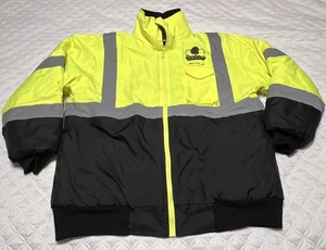 Chaqueta de Lluvia Abrigo Petra ROC Hi Viz Seguridad para Agua y Alcantarillado Nat Wear XL - Imagen 1 de 9