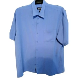 Lands End Extra Large The Outfitters Mens Shirt XL blue feels wrinkle resistant - Picture 1 of 3