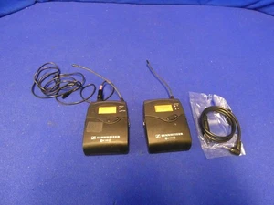 Sennheiser SK 100 G3 Transmitter Freq 516-558MHz, EK 100 Diversity Receiver, Mic - Picture 1 of 17