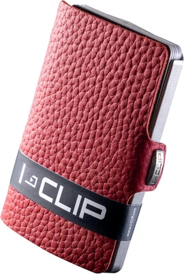 I-CLIP Original Mini Wallet Mit Geldklammer - Slim Wallet - Leder Geldbörse - Po - Bild 1 von 4