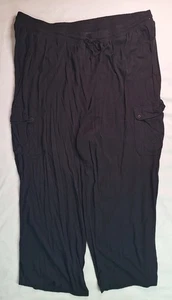 Torrid schwarz Viskose & Spandex schwarz Übergröße Hose Größe 6T - Bild 1 von 5