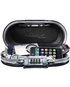 Master Lock Mini Travel Safe with Cable - 5900EURD Brand New - Picture 1 of 9