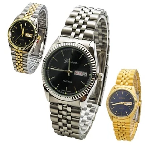 Blekon Collections Japanese Qrtz 34mm Case Fold Over Safety Clasp Bracelet Watch - Picture 1 of 26