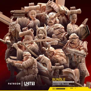 Boryokudan Collection - 32mm Unit 9 Cyberpunk RED Stargrave - Picture 1 of 16