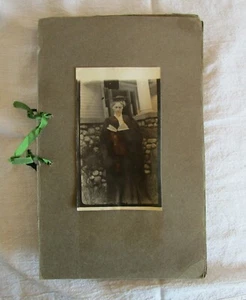 1880c ANTIQUE PHOTO ALBUM COLLEGE GRADUATION CARLTON COLLEGE NORTHFIELD MN - Picture 1 of 9