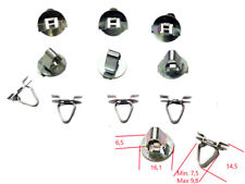 Produktbild - 10x Befestigungsklammern Metall Clip Clipse für Türverkleidung / Türpappen
