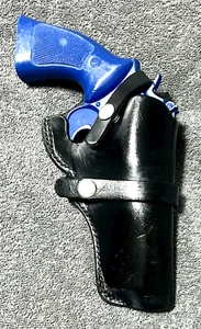 BUCHEIMER PERFECT FIT B10 HOLSTER - VINTAGE RH SMITH & WESSON 4" 586 REVOLVERS - Picture 1 of 10
