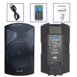 15" 4000W PA Powered Speaker  Active Karaoke Speaker Bluetooth TWS Audio Speaker - Picture 1 of 23