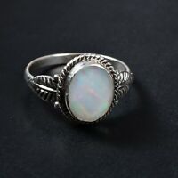 Details about   Calibrated Opal Cabochon Vintage Silver Ring Exclusively Rare Royal.#452.!gywuoh