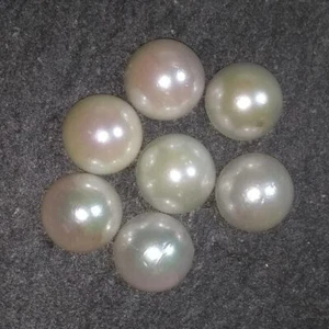 Pearl Cabochons | Cultured white Pearl Cabochons for Jewellery Makers - Picture 1 of 3