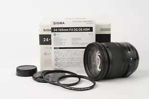 EXC+++ SIGMA 24-Sigma 24-105mm F4 Art DG OS HSM Lens for Nikon Mount, UV, Caps, - Picture 1 of 9