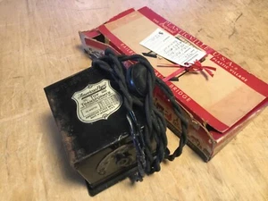 American Flyer Toy Transformer Cloth Cord, & boxed signal bridge, model train pc - Picture 1 of 3