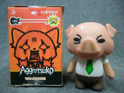Kidrobot Aggretsuko NUEVO * Director Ton * Caja Ciega Mini Figura Vinilo Anime Foto 1 de 4
