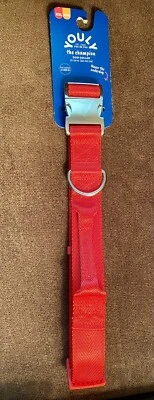 Youly Champion XXL/XXXL Dog Collar 27-38 in (69-96 cm) Bright Red Metal Closure - Image 1 of 4
