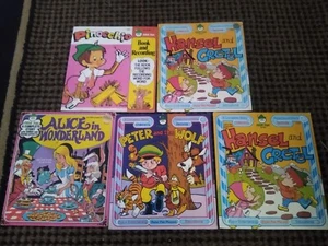 Lot of 4 Vintage Peter Pan 45 Rpm Children Record Tested - Picture 1 of 2