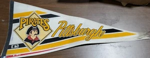 Vintage Pittsburgh Pirates Pennant 80s 29" Long - Picture 1 of 1