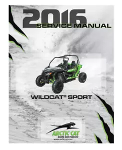 Manual de servicio deportivo Arctic Cat Wildcat | 2016 | CD o USB enviado por correo - Imagen 1 de 16