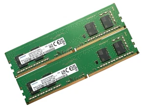 DESKTOP RAM- 2x SAMSUNG 8GB | DDR4 | PC4-3200AA | PC4-25600 | 1Rx16 288P NON ECC - Picture 1 of 1