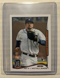 2014 Topps Nick Castellanos RC MINI PARALLEL Rookie Card #195 Reds - Picture 1 of 2