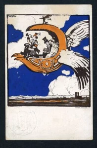 Cartolina aerea Baviera - posta aerea intero postale Monaco 09.10.1912 a Günz... - Foto 1 di 2