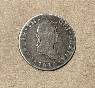 Mexico - 1815 MoJJ Silver 2 Reales - Popular - Image 1 of 4
