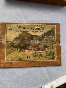Antique 1896-1914 Black Forest Building Blocks Wooden Construction Blocks Chalet - Picture 1 of 15