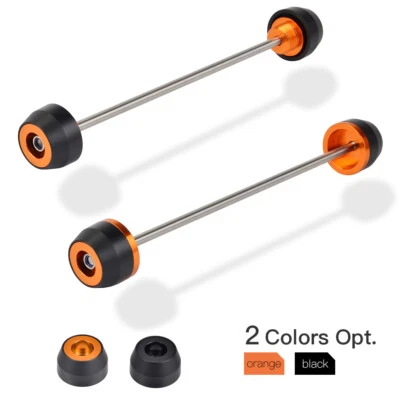 Front Rear Axle Crash Sliders Guards For KTM 1050 1190 1290 Adventure R S T — 第 1/4 张图片