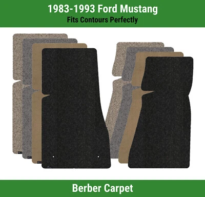 Alfombrillas de primera fila Lloyd Berber para Ford Mustang 1983-1993  Foto 1 de 4