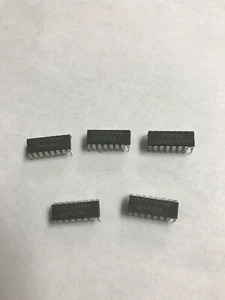 5 PIEZAS Motorola SN74LS109AN Doble J-K Borde Positivo-Disparado Flip-Flop 16 Pines  - Imagen 1 de 4