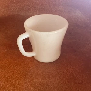 Heat Proof F USA Fire King White Milk Glass Coffee Mug Cup - Picture 1 of 1