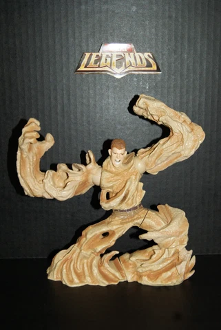 Marvel Legends Series Sandman BAF- Complete Build a Figure Spider-Man 3 Movie Cover