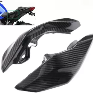 For Yamaha MT-10 Real Carbon Fiber Rear Tail Seat Side Panel Cover 2022-24 Moto - Picture 1 of 11