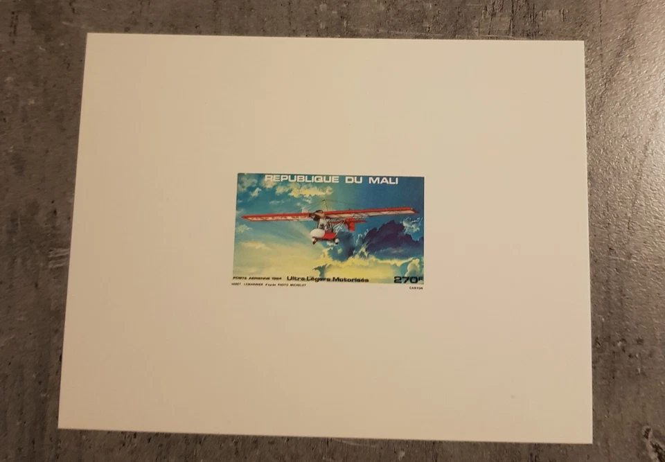 MALÍ AVIÓN AVIACIÓN BLOQUE LUX PROOF Foto 1 de 1