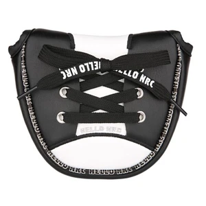 Shoelace Design Golf Mallet Putter Head Cover with Magnetic Closure - Picture 1 of 18