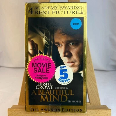 A Beautiful Mind VHS - Starring Russell Crowe - Image 1 of 4