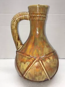 "Hermoso esmalte alto de arcilla de cerámica de estudio vintage por dentro y por fuera 11,25""" - Imagen 1 de 8