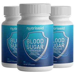 Blood Sugar Premier Promote Healthy Blood Glucose 3 Bottles 180 Capsules - Picture 1 of 4