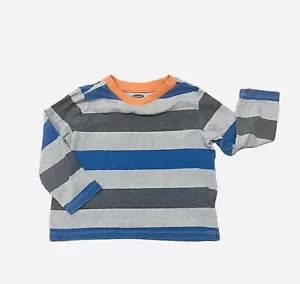 Old Navy Casual Play Jersey Camisa Rayas Algodón Mangas Largas Niño 2 T - Imagen 1 de 8