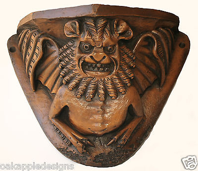 Medieval Grotesque Gargoyle Cathedral Misericord Carving Mythical Creature Bat  • 59£
