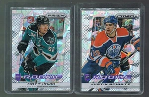 JUSTIN SCHULTZ #238 OILERS RC PRIZM Cracked Ice ROOKIE 2013/14 Panini Expo - Picture 1 of 1