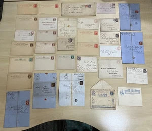 Colección de postales, cartas y sobres de historia postal GB QV. N57 - Imagen 1 de 24