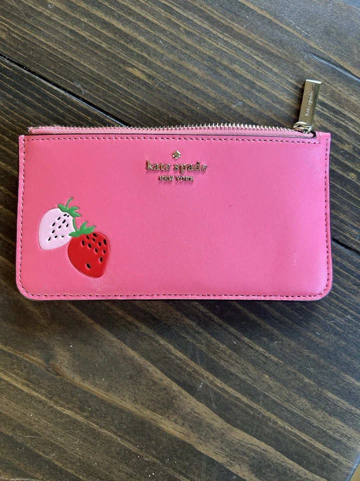 Kate Spade Strawberry Picnic In The Park Large Continental Wallet - Image 1 of 3