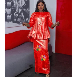 Modische Rich Basin Dashiki afrikanische Damen Party Kleider traditionelle Braut - Bild 1 von 8