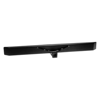 For Jeep CJ7 76-86 Bumper Standard Full Width Black Powder Coated Front HD - Image 1 of 2