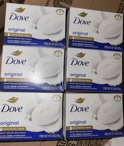 36 Bars Dove Soap Bar Original White Moisturizing Cream Beauty Free S/H - Picture 1 of 4