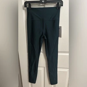 NEW Athleta | Elation Sheen Tights 7/8 Green Sz XS - Picture 1 of 9