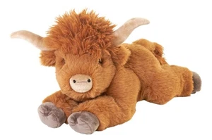 Wild Republic Ecokins Highland Cow 12 Inch Soft Plush Toy BNWTs - Picture 1 of 1