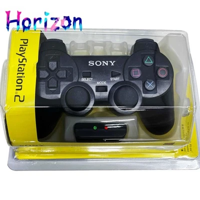 1PCS OEM-Wireless Controller for Playstation 2 PS2-Black - Image 1 of 2
